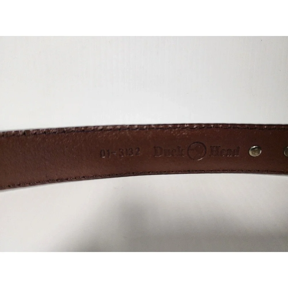 Duck Head Men's  Genuine Leather  Belt 01-3132  Brown Size 36